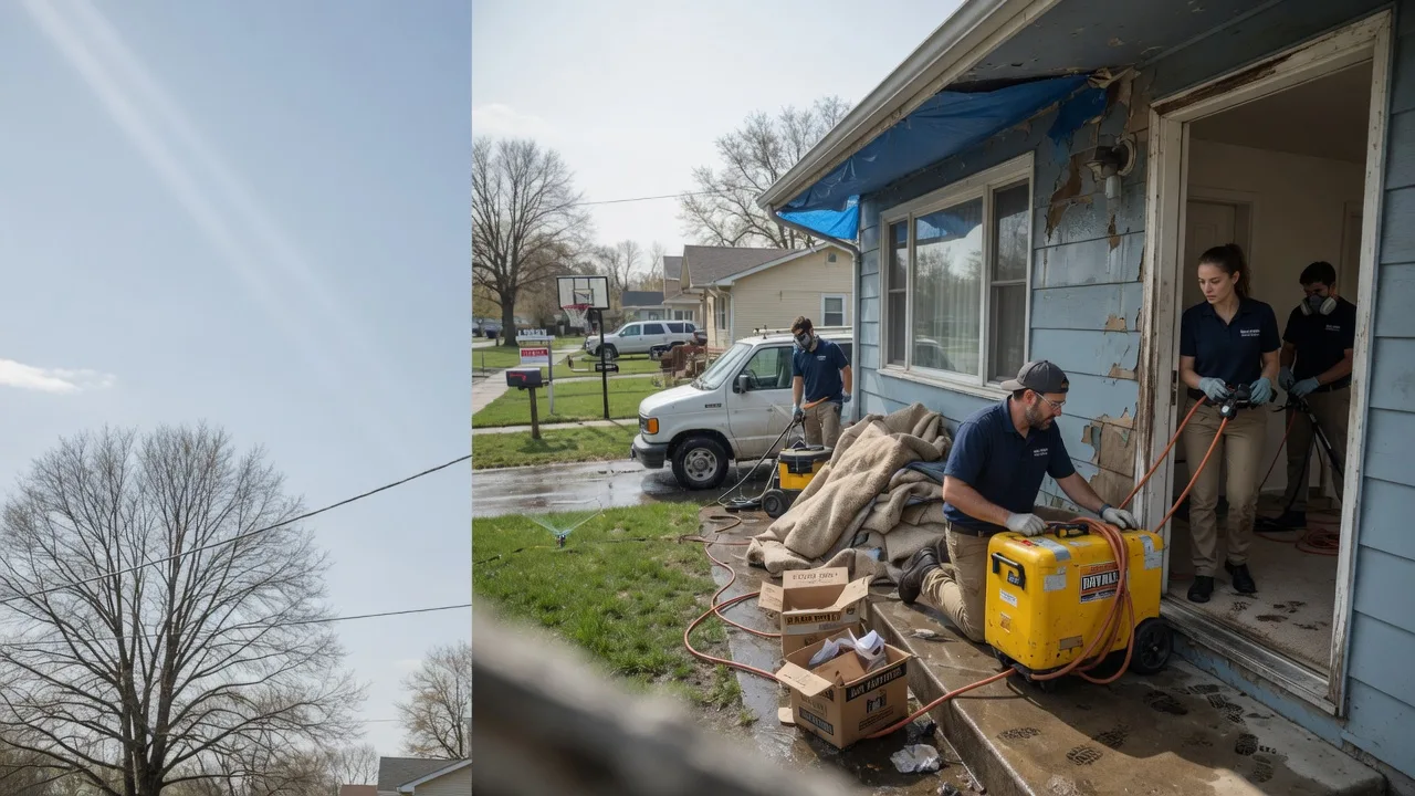 Basement Flood Cleanup in Palmyra, NE near me